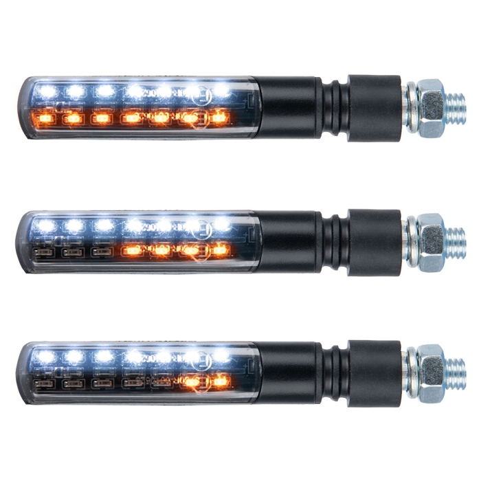 NightSlider - 2 Işıklı Ardışık Sinyal - Ön