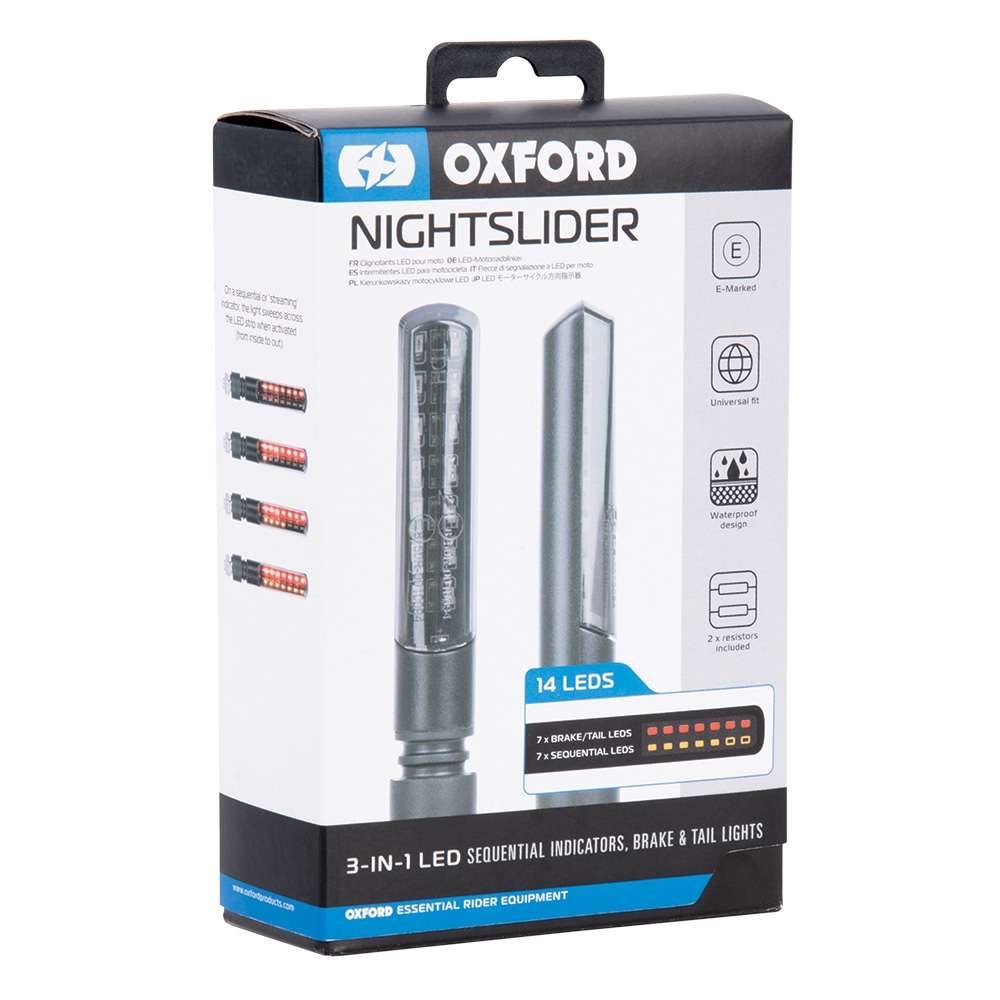 NightSlider - 3 Işıklı Ardışık Sinyal - Arka